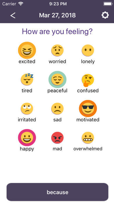 Mood Ring: Your Emoji Journal screenshot 3