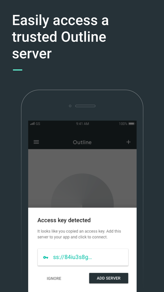 Outline приложение. Outliner app.