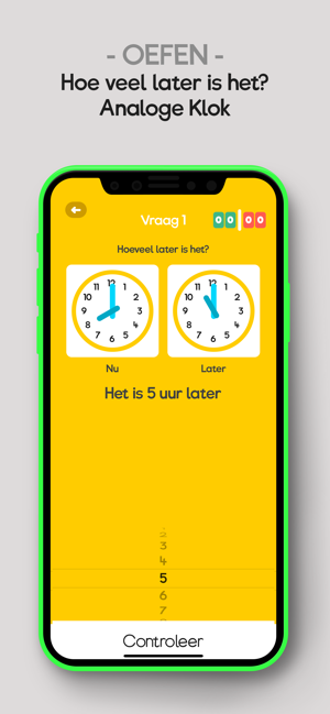 KlokWijs - leren klokkijken(圖8)-速報App