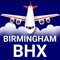 Flight arrivals and departures information for Birmingham Airport (BHX)