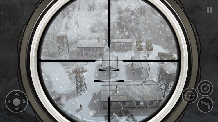 Snow Army Sniper Shooting War screenshot-3