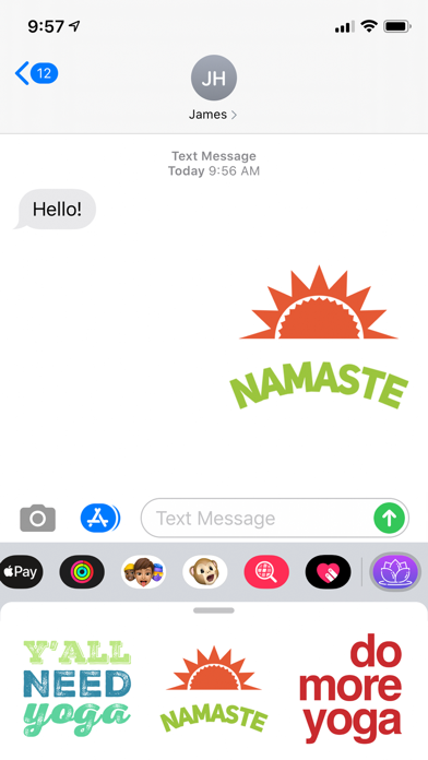 Yoga Stickers screenshot 2