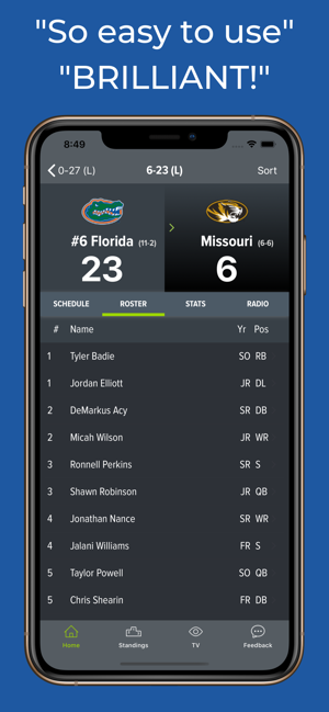 Missouri Football Schedules(圖3)-速報App