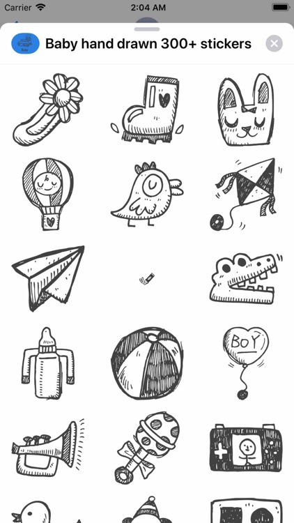 Baby hand drawn 300+ stickers screenshot-7