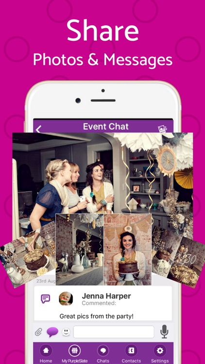 Text Invite Maker: PurpleSlate screenshot-8