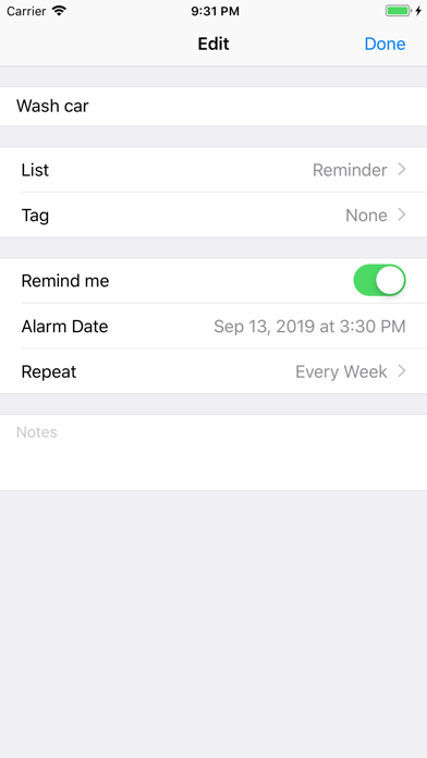 Tekano - Checklist & Alarm - screenshot 4