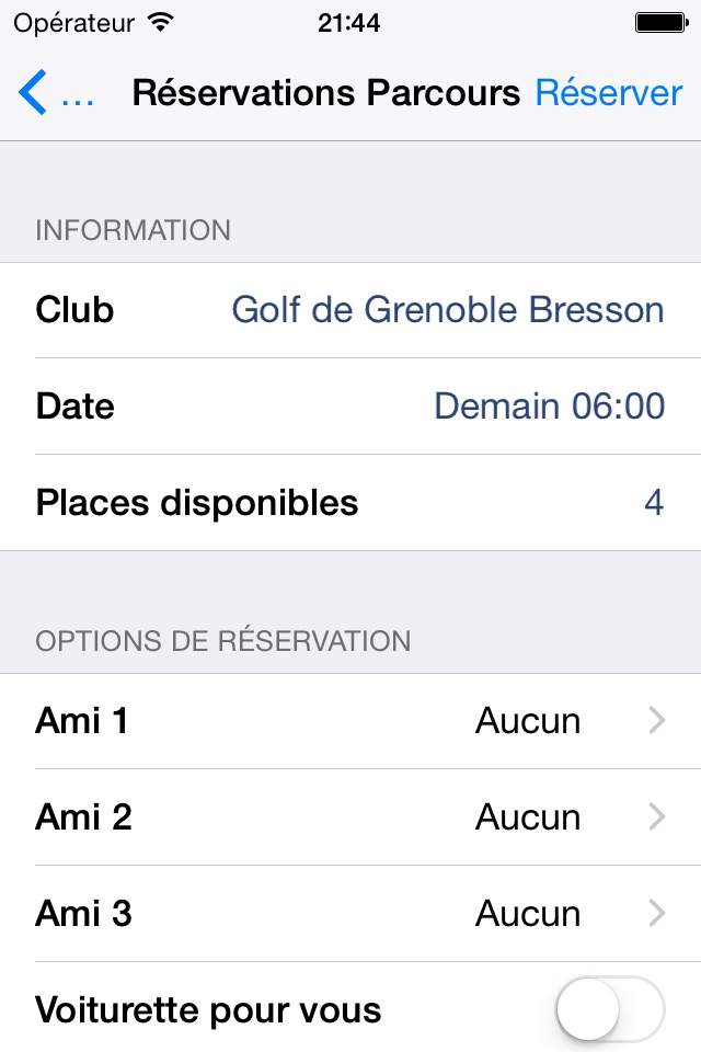 Golf de la Valserine screenshot 2