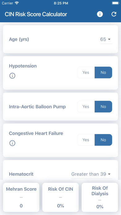 RenalGuard® AKI Calculator screenshot 2