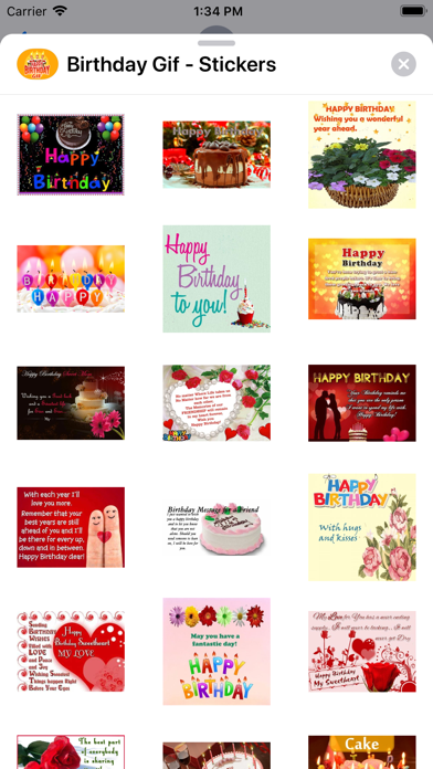 Birthday Gif - Stickers screenshot 4
