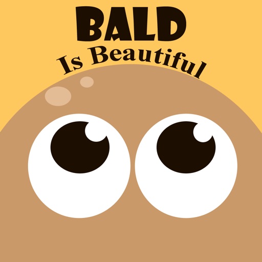 Bald is beautiful icon
