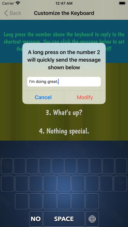 NoLetters Keyboard screenshot-3