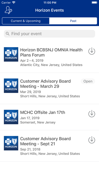 How to cancel & delete Horizon BCBSNJ Events from iphone & ipad 2