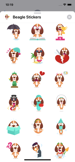 Beagle Stickers