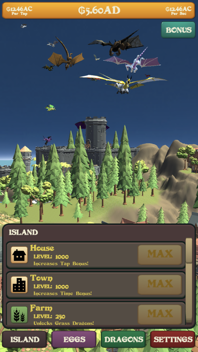 Dragon Island - Idle Tap screenshot 2