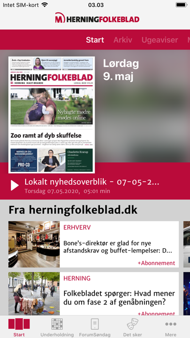 How to cancel & delete Herning Folkeblad from iphone & ipad 1