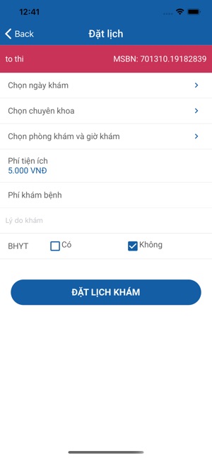 Đặt hẹn khám BV.NDG‪Đ‬