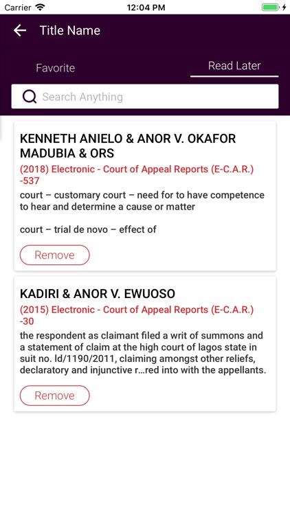 E-Court of Appeal Reports screenshot-3