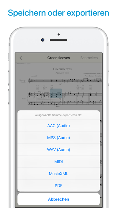 Musik Noten Scanner & Leser app screenshot 3 by David Zemsky - appdatabase.net
