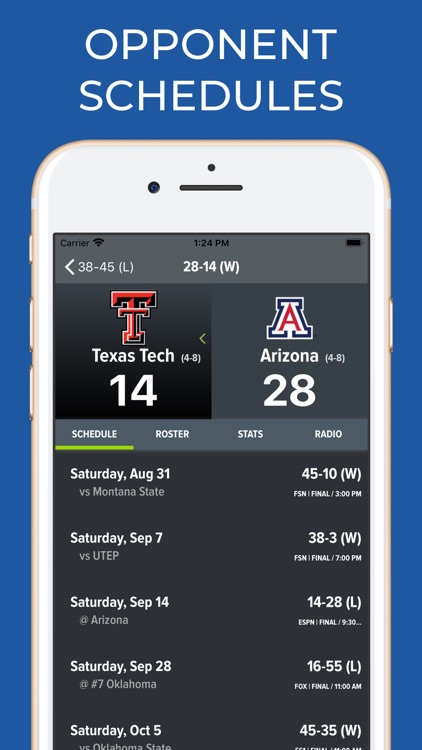 Arizona Football Schedules screenshot-7