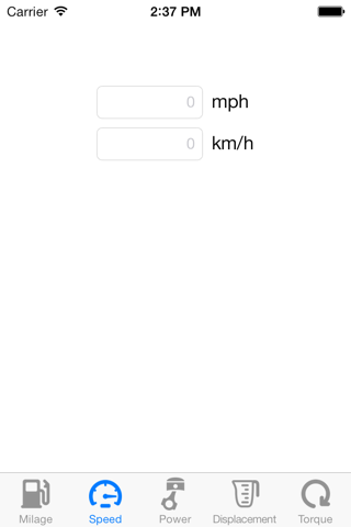 Car unit converter screenshot 2