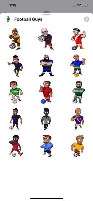 Football Guys Sticker Pack