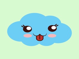 cloudy blue emoji 2019