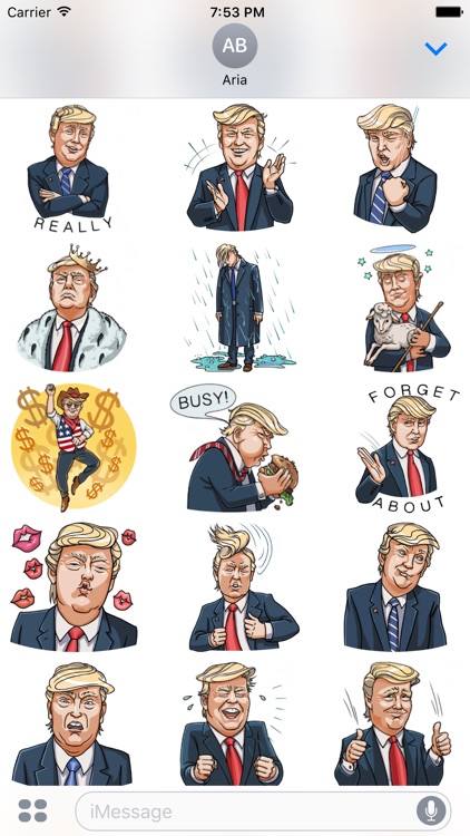 Funny Donald Trump Emoji