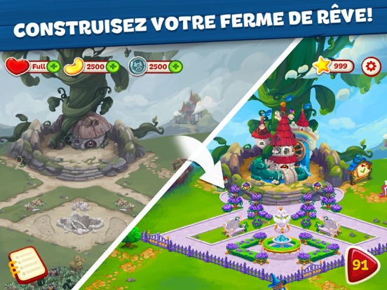 Screenshot #4 pour Wild Farm Match-3 Adventure