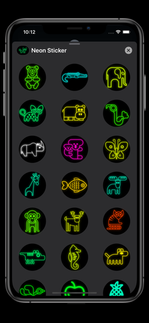 Neon Emoji Stickers(圖4)-速報App