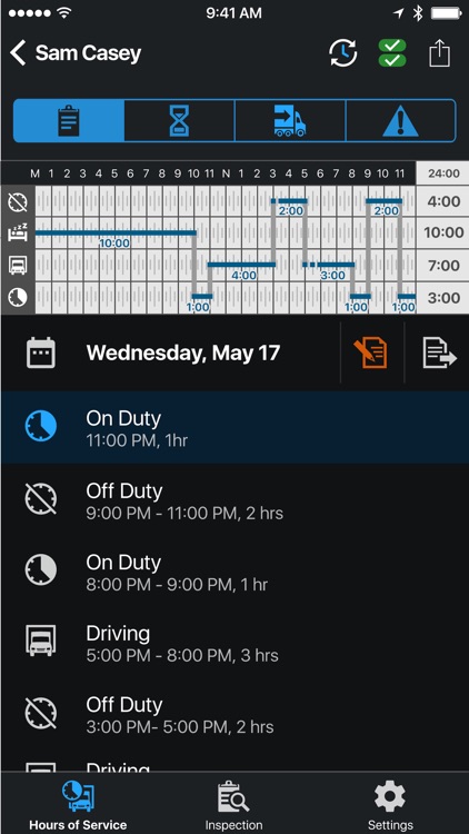 Garmin eLog