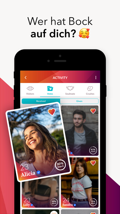 Verrückte frau auf dating-apps