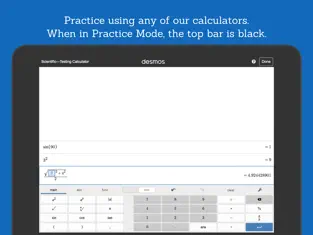 Captura 2 Desmos Test Mode iphone