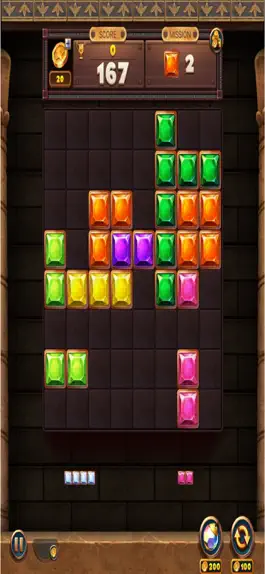 Game screenshot Jewel Brick Cube Drop apk