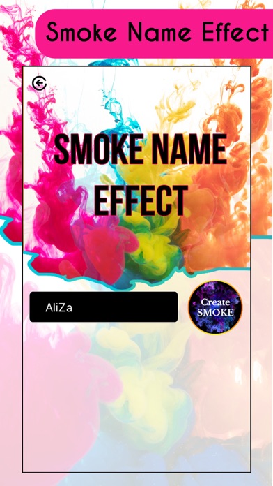 Smoke Name Effect screenshot 3