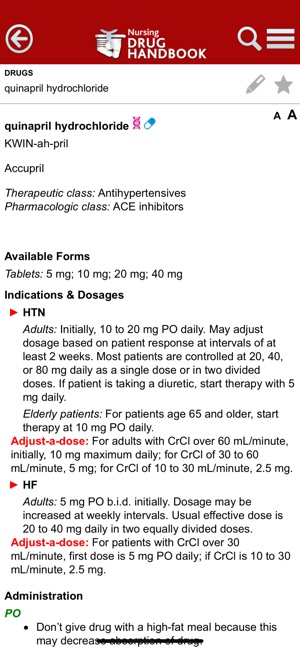 Nursing Drug Handbook(圖2)-速報App