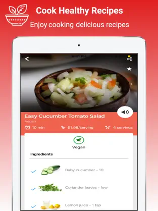 Skærmoptagelse 2 Recipe World - Healthy Recipes iphone