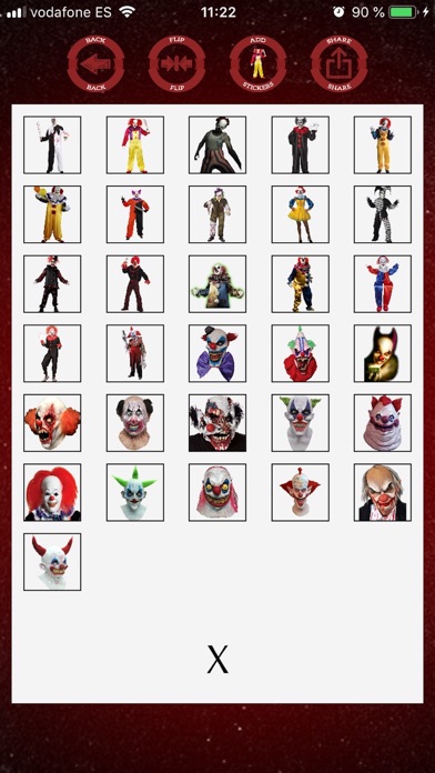 How to cancel & delete Evil clowns halloween stickers from iphone & ipad 2