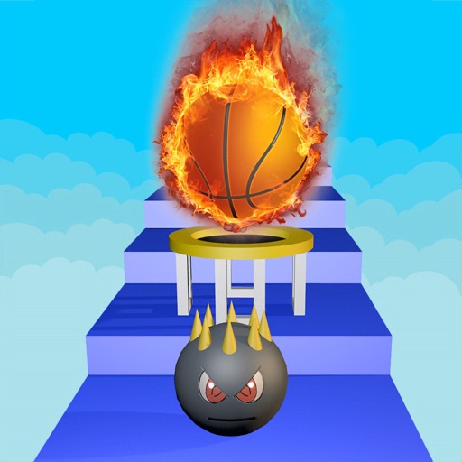 3D Dunk Stairs Trampoline Hoop icon