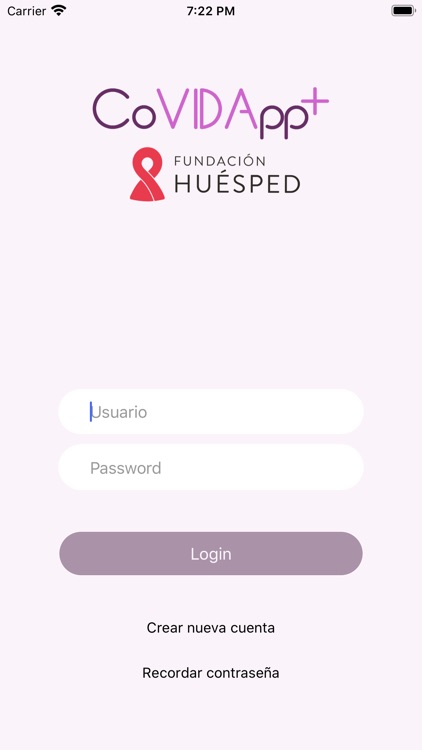 coVIDApp - Huésped