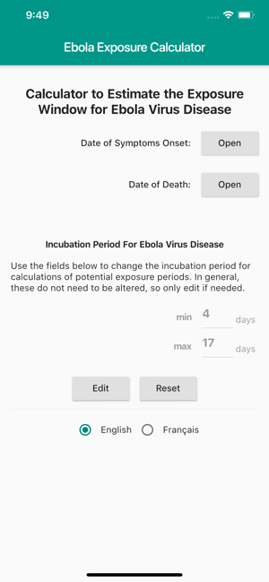 Ebola Exposure Estimator(圖2)-速報App