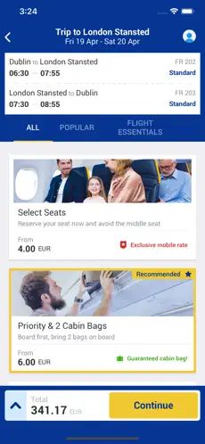 Screenshot 3 Ryanair iphone