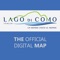 Digital map of Lake Como