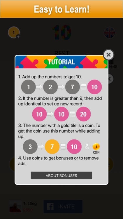 Puzzle 10 - Merge Numbers screenshot-4