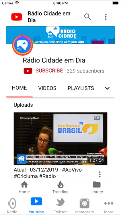 Rádio Cidade em Dia Criciúma