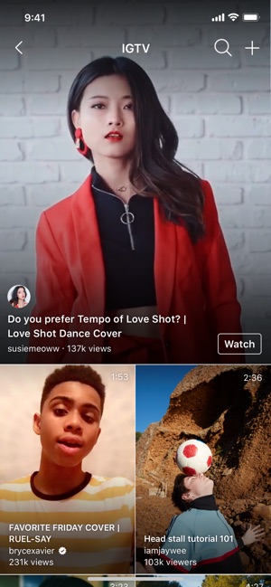 IGTV Screenshot