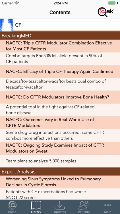 Cystic Fibrosis @Point of Care