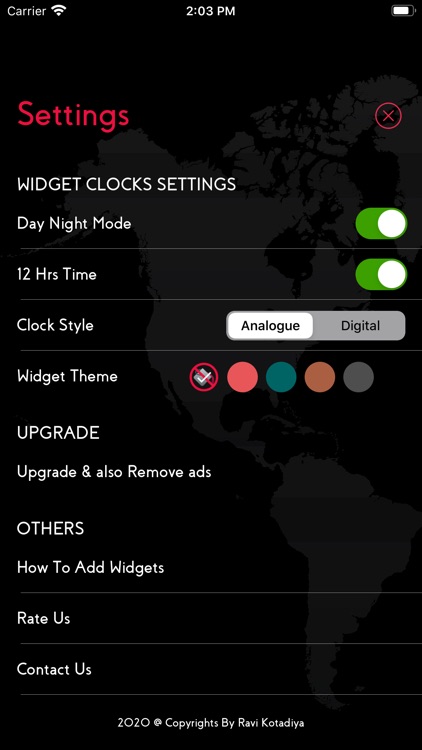 World Clocks - Widget