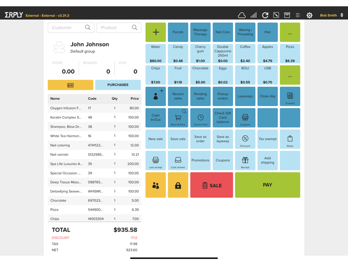 Erply Point Of Sale with Cayan