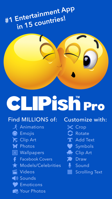 How to cancel & delete CLIPish Pro - Animations Emoji from iphone & ipad 1