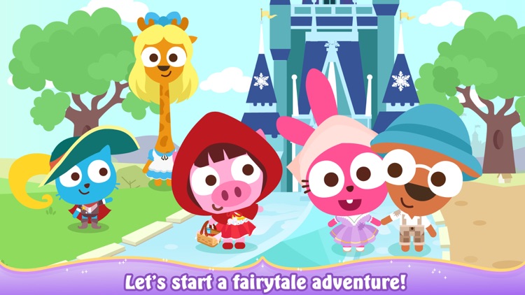 Purple Pink Fairy Tale Town screenshot-4